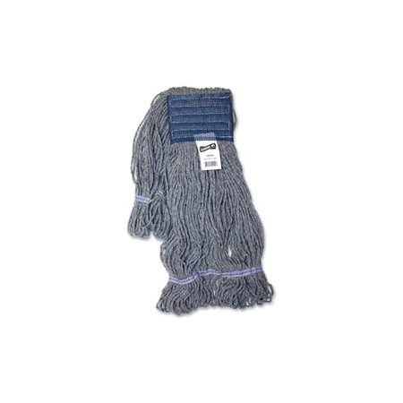Sp Richards Genuine Joe Earth Mop Mophead Refill, Polyester, Large, Blue - GJO20124 GJO20124